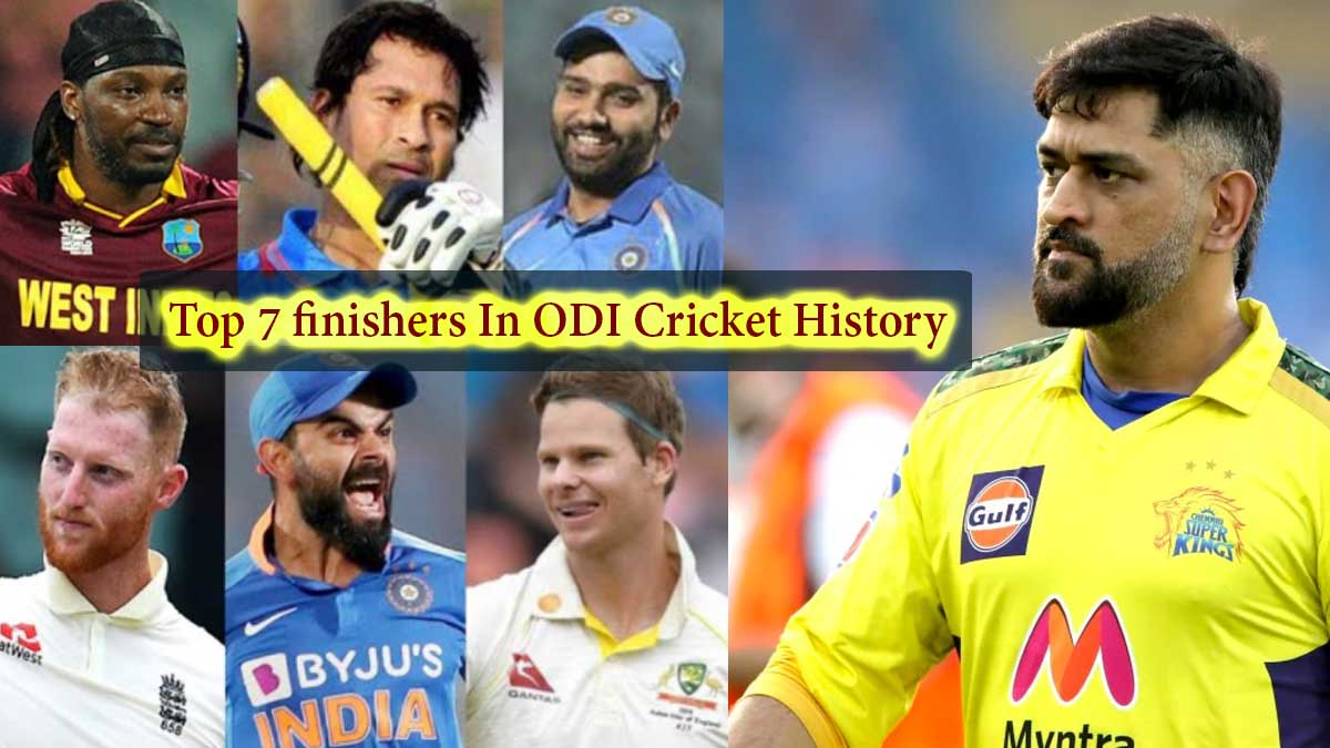 Top 7 finishers In ODI Cricket History - Who is God of finisher in cricket? World Top 7 Portal