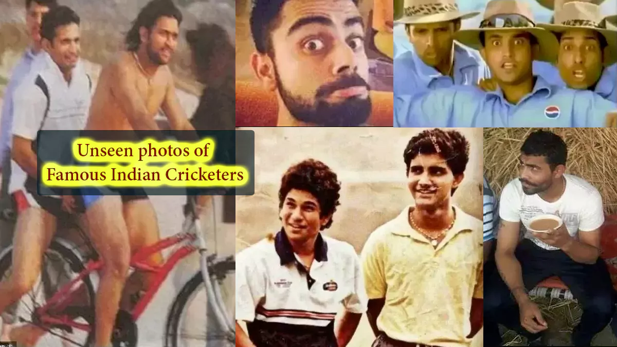 Top 20 Unseen photos of Famous Indian Cricketers - Rare Old Pics - Identify the cricketers pictures